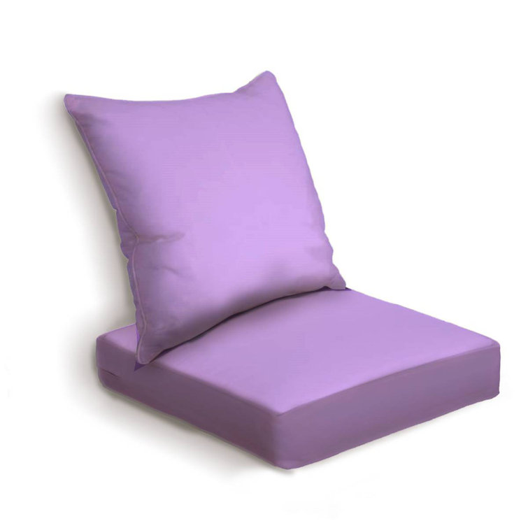 Eider & Ivory™ Indoor/Outdoor Seat/Back Cushion Wayfair
